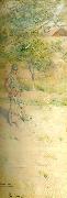 Carl Larsson tradgardsbild France oil painting artist